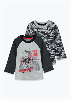 Camo Print Dino T-Shirts